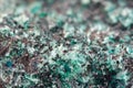 Chrysocolla is a hydrated copper cyclosilicate